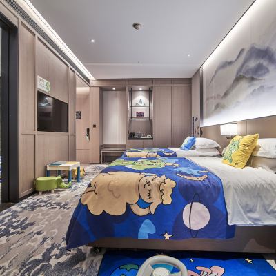 小飛象庭景豪華親子雙床房 新興雲浮雅途酒店優惠