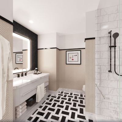 凡爾賽客房1張特大床泳池景觀禁菸 巴黎拉斯維加斯娛樂場度假飯店優惠