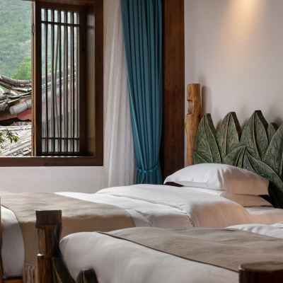 山景陽光雙床房 璞石雪山度假飯店（日照金山屋頂觀景店）優惠