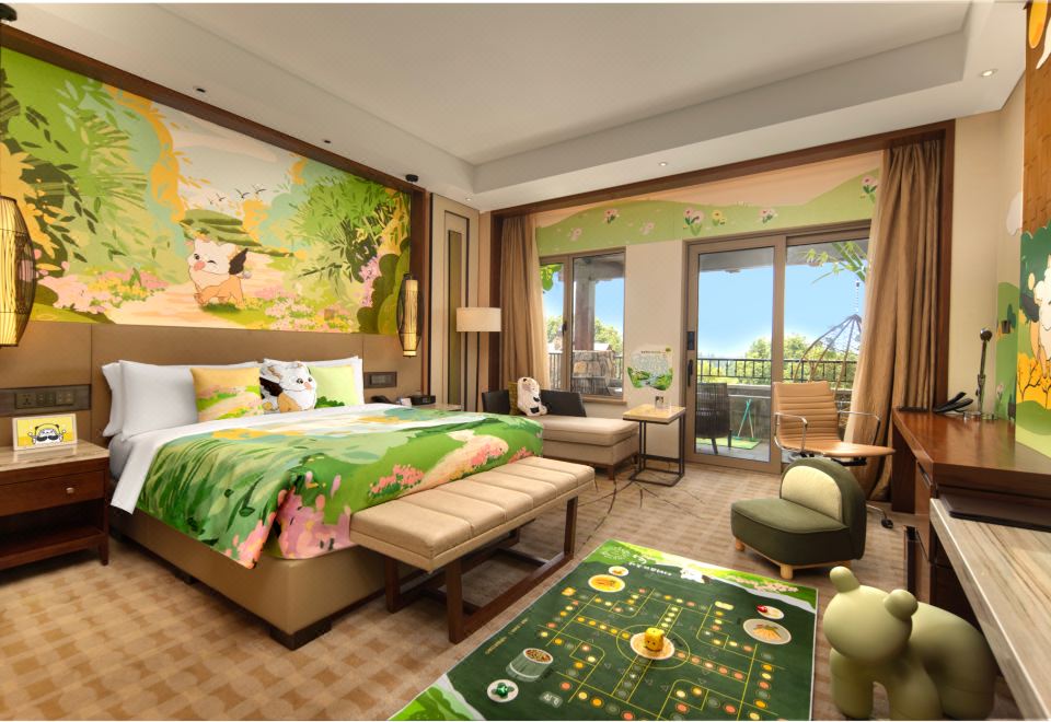 JW Marriott Hotel Zhejiang AnjiSunshine Sports Family Balcony View Double Bed Room