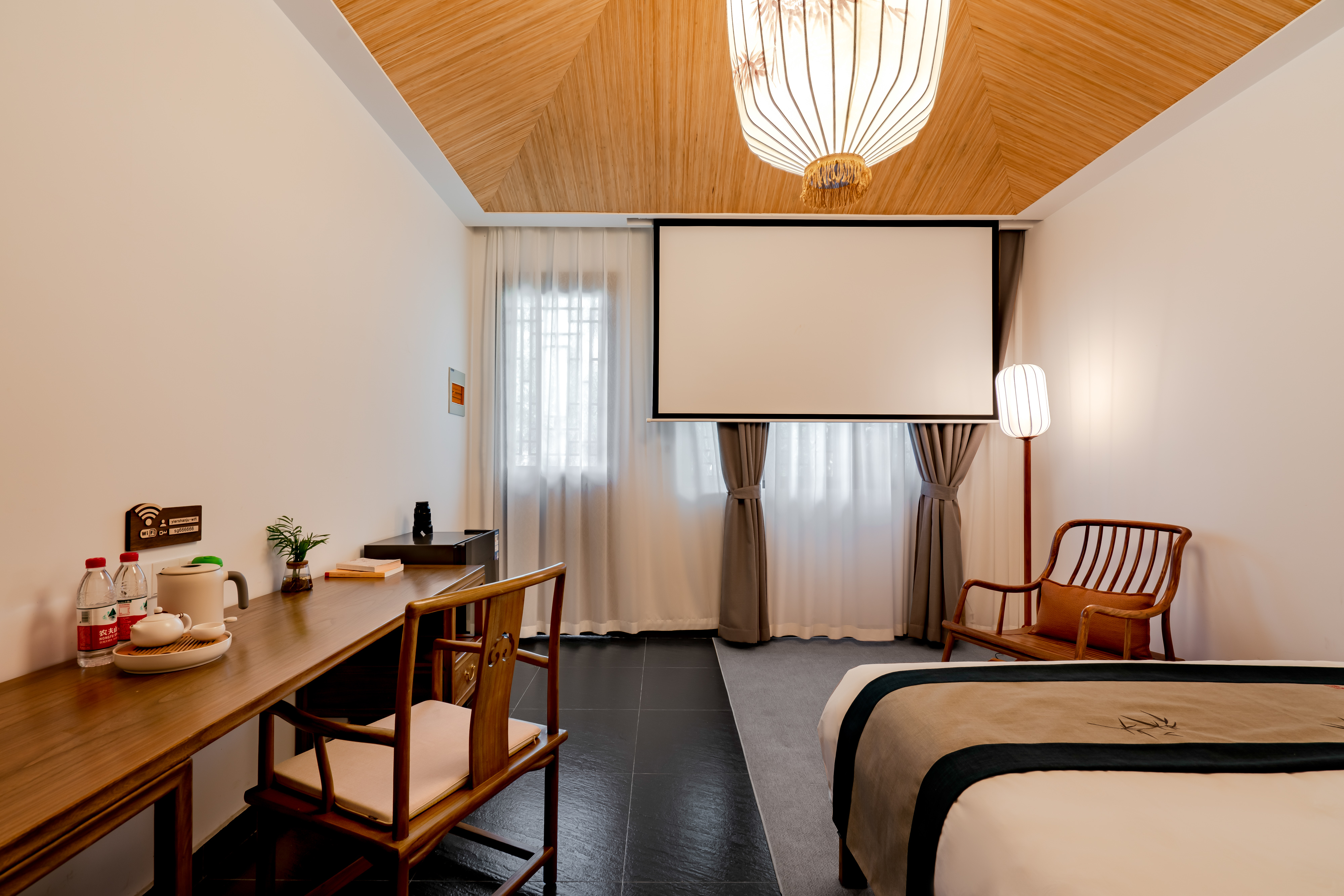 日夕·大床房（全屋暖气+巨幕投影+戴森吹风机）