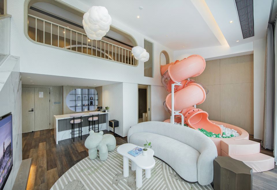 Cloud Theme Family Room