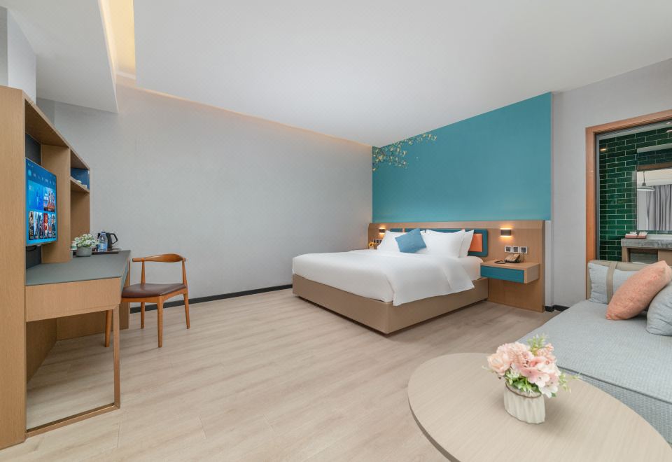 美致·行政大床房（中央空调+坐卧沙发+舒适好眠床垫+迷你冰箱+定制深睡好眠床品）