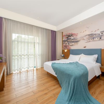 智能按摩大床房（智能理療按摩床墊+柔軟助眠枕芯+飯店公區提供自助洗衣房） 滙美飯店（南寧江南萬達劇場地鐵站店）優惠