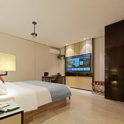 遇見影院大床房（智能影院投屏+空氣凈化器） 曼陀倫璞月飯店（深圳筍崗藝展中心店）優惠