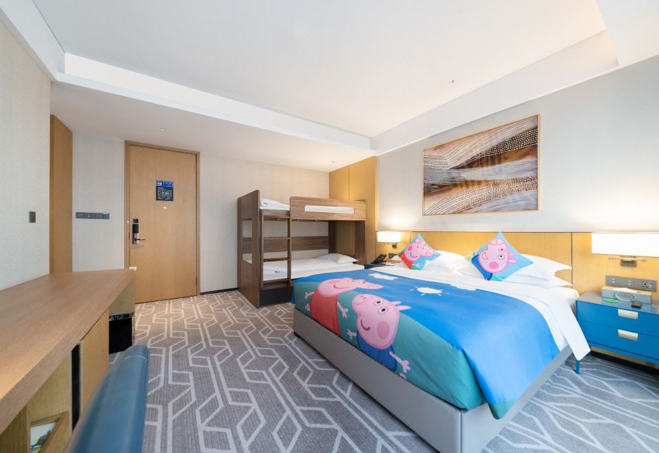 亲子房B（小王子小童洗护+80支贡缎床品+金可儿床垫）