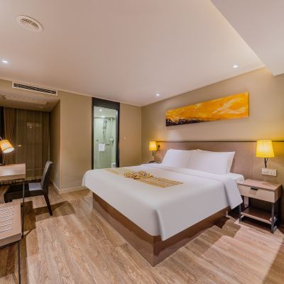 商務大床房A 如家精選飯店（杭州西湖湖濱吳山廣場河坊街店）優惠