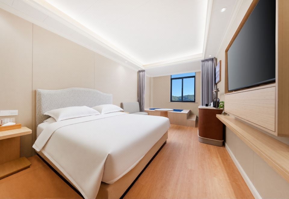 雅致私汤大床房（慕思助眠+智能马桶+小冰箱）