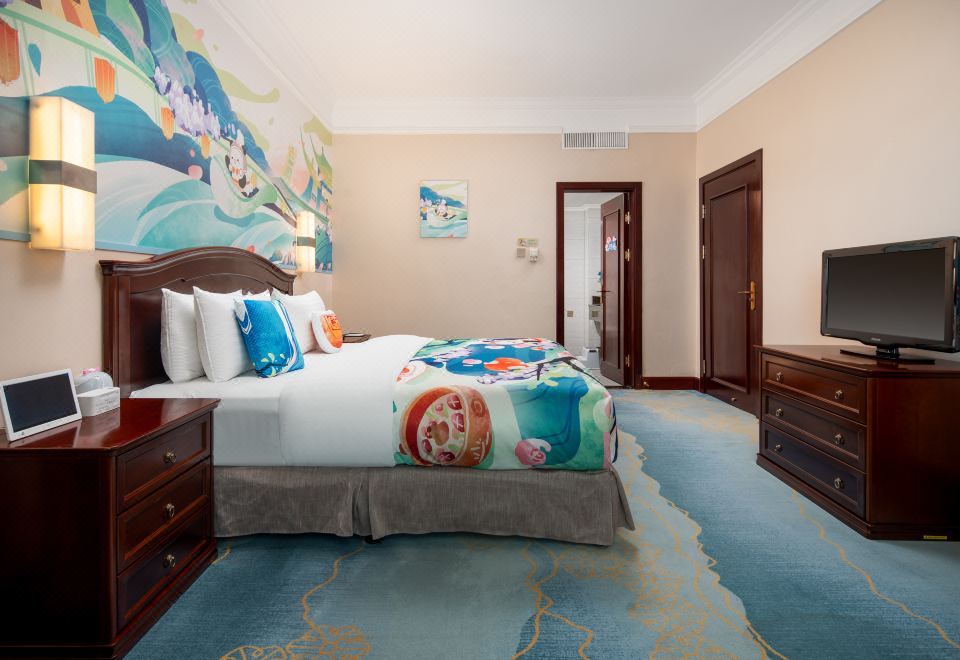 主题亲子单卧套房「欢乐梦幻居+独立客厅+童趣玩乐空间」