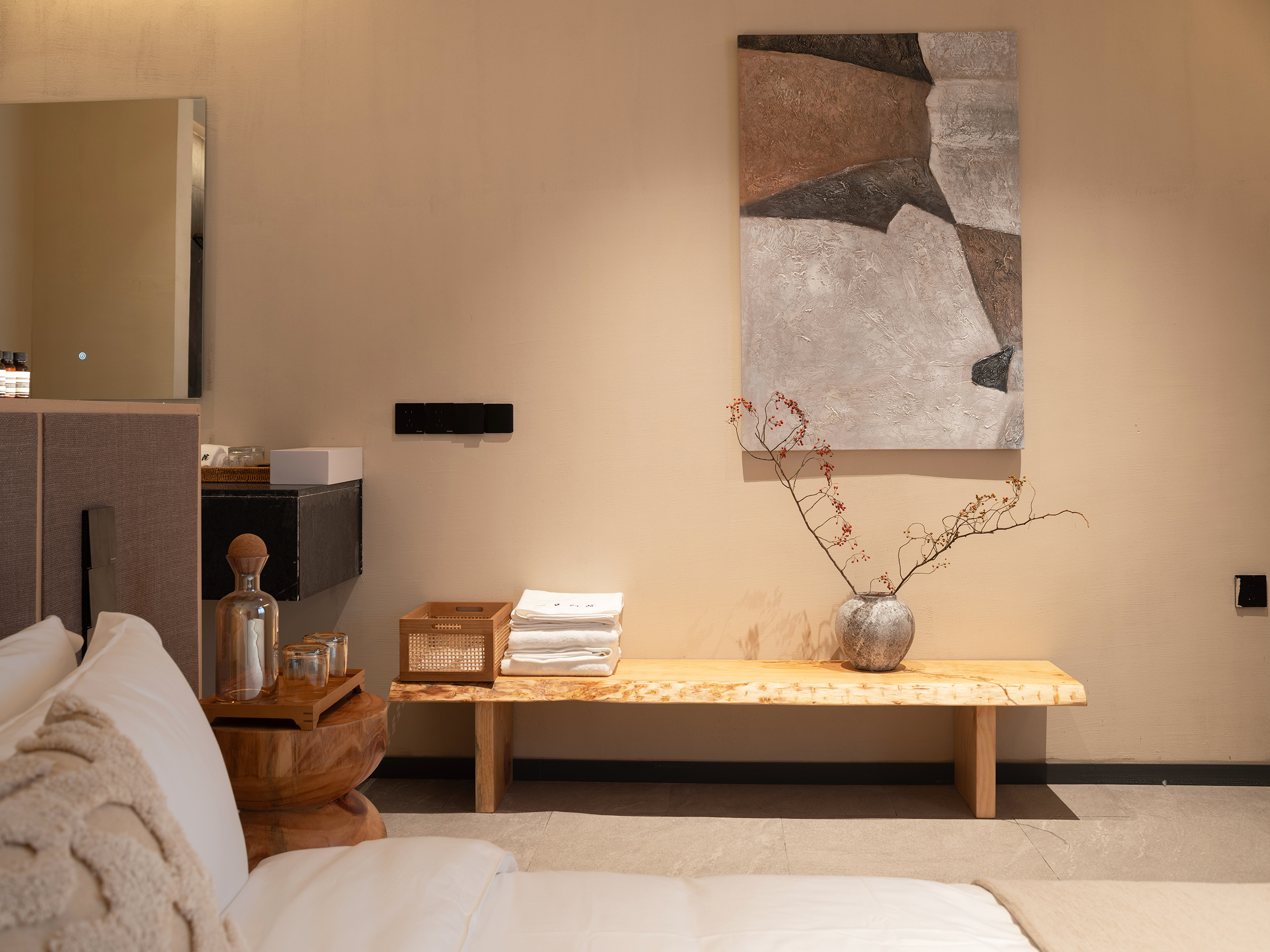 小院-投影大床房（榻榻米記憶床墊+智能馬桶 +投影儀）