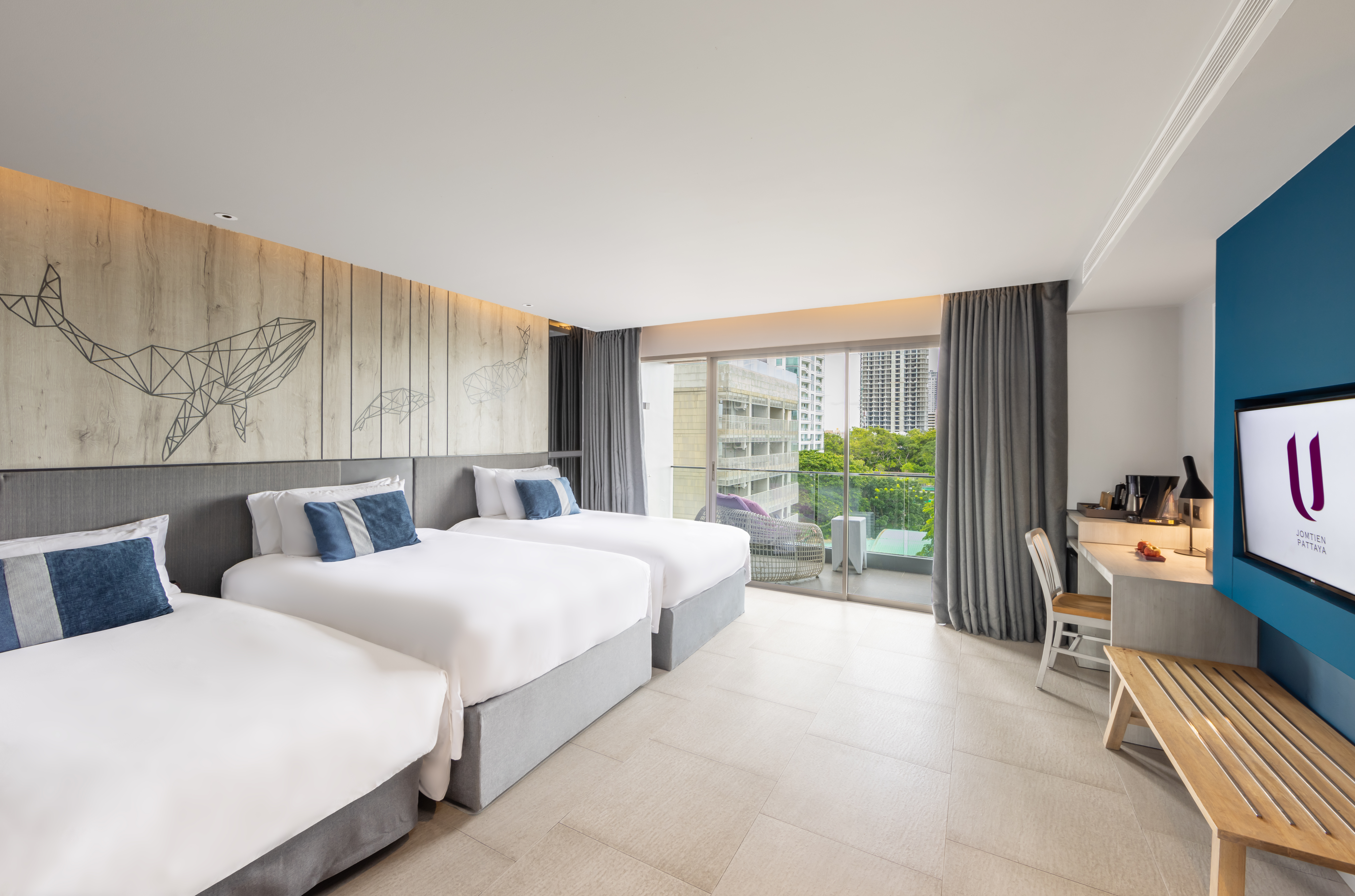 豪华海风三人房 （24 Hours Use Of Room）