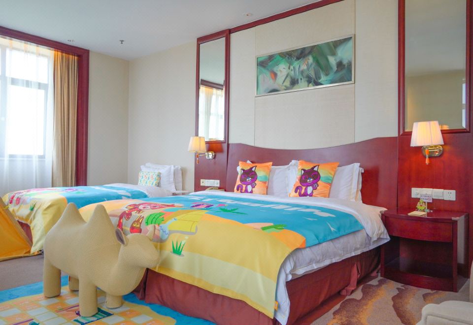 超凡小英雄沙漠主题亲子房