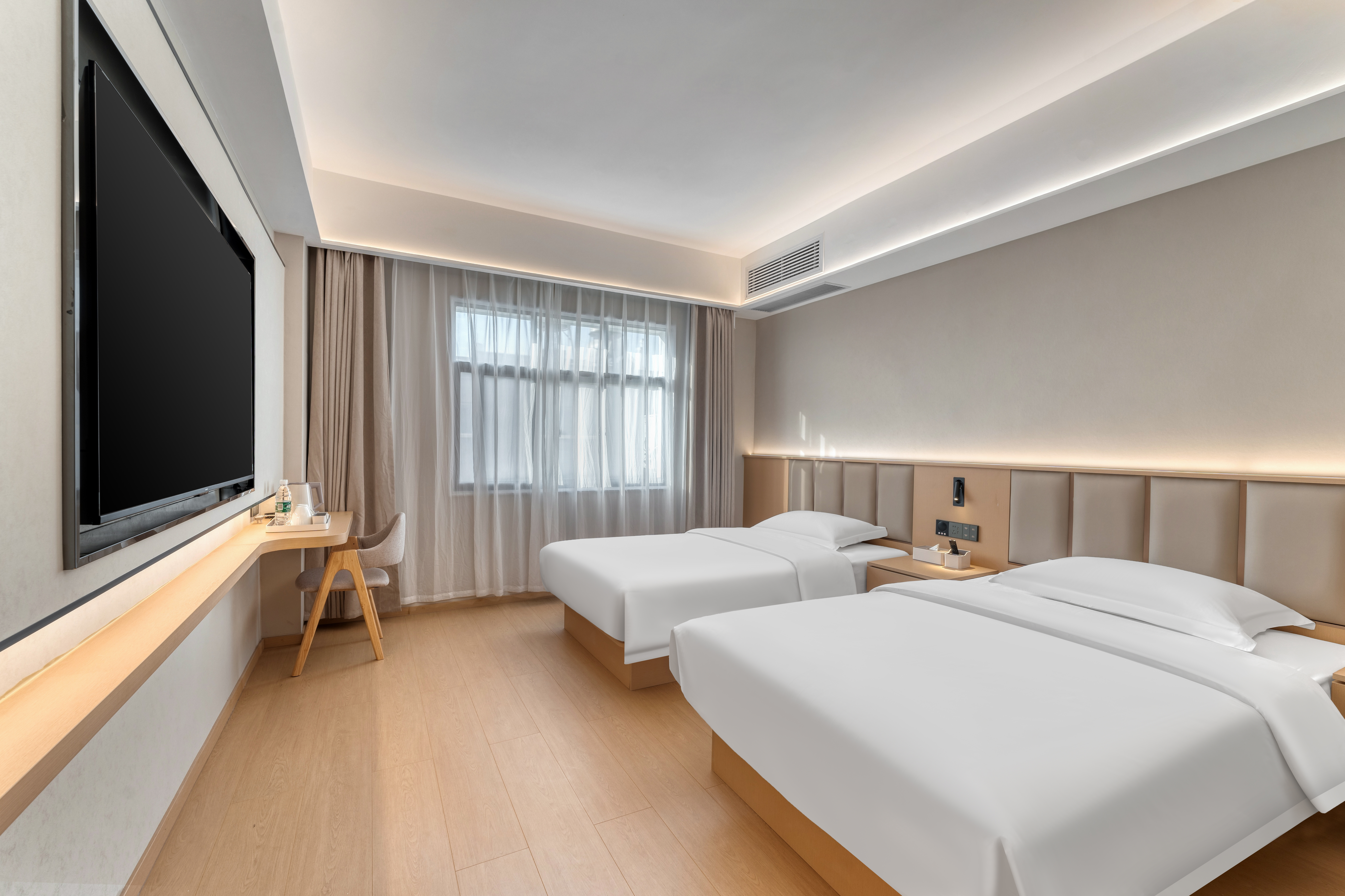 云朵丨影视智能双床房（一次性面巾+全屋智能）