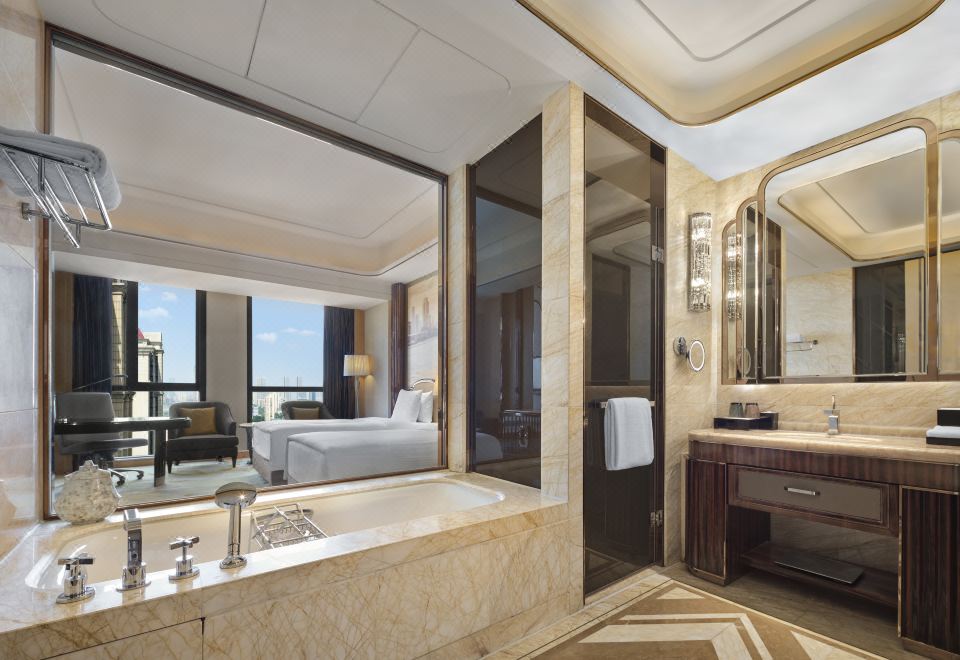 行政樓層雙床房（悅享城景+超大浴缸+深睡床墊）