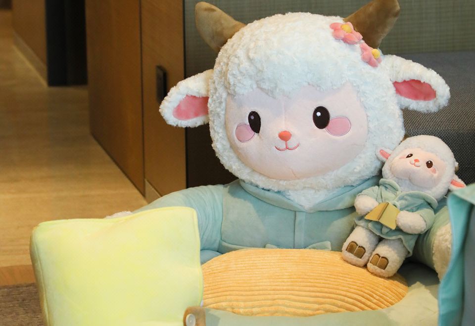 米娅的甜云密语主题双床房