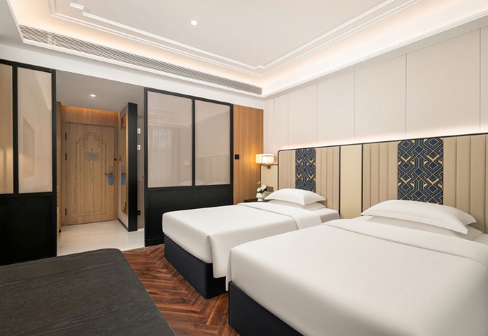 行政尊享雙床房（智能設備-防蟎床墊-茶具）