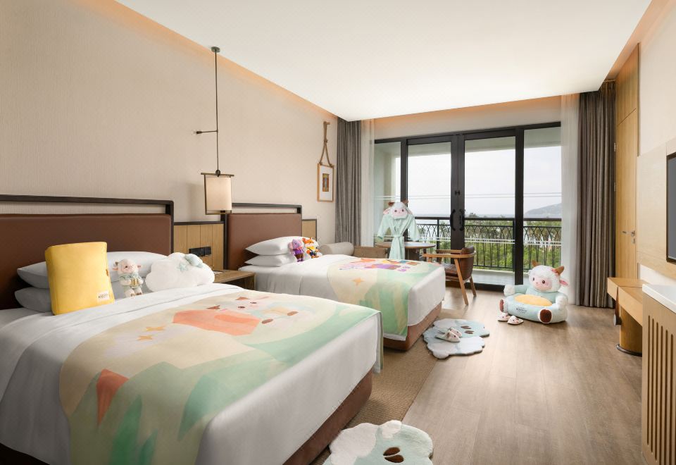 豪华海景双床房 I 豪友团亲子主题