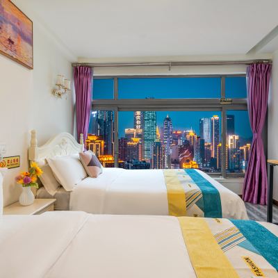 都市景觀標間（碑景） 重慶月亮灣景觀飯店優惠