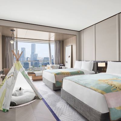 悦享萌趣親子江景雙床房 上海魯能JW萬豪侯爵酒店優惠