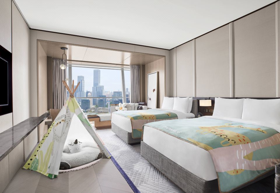 悦享萌趣亲子江景双床房