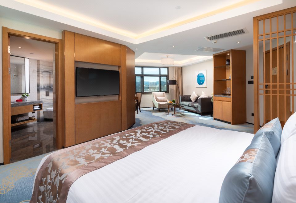 景观套房「直瞰城市地标+一室一厅奢阔空间+私享浴缸」