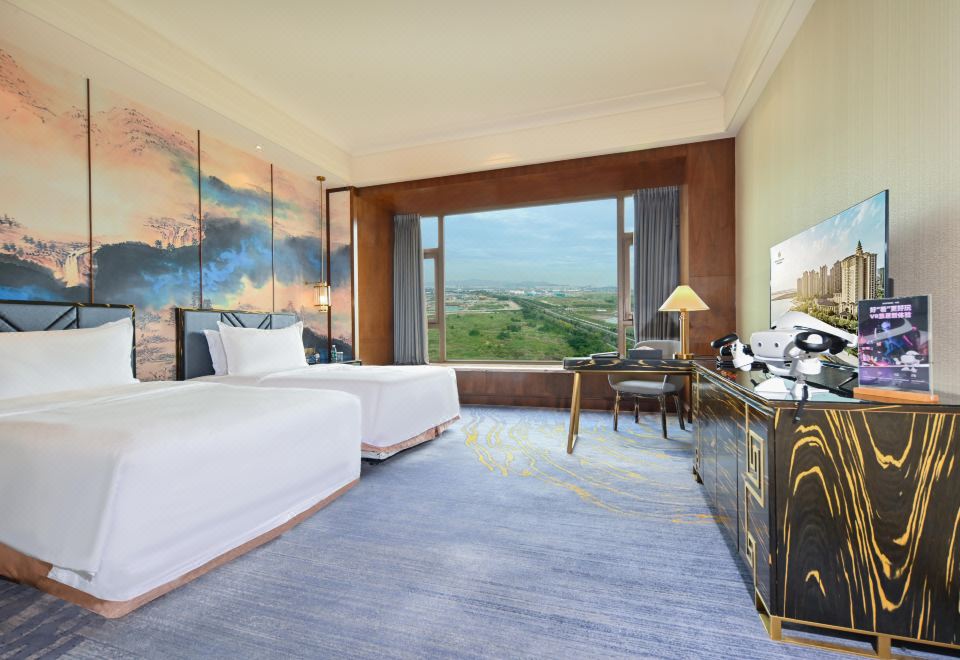 Chateau Star River QingdaoVR Featured Twin Room (Online Cinema + Immersive Gaming)