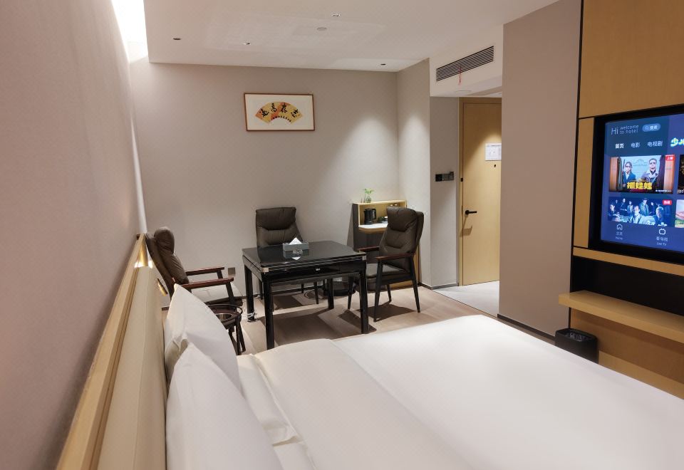 Exclusive Chess&Cards Double Bed Room With Memory Mattress And Smart Control