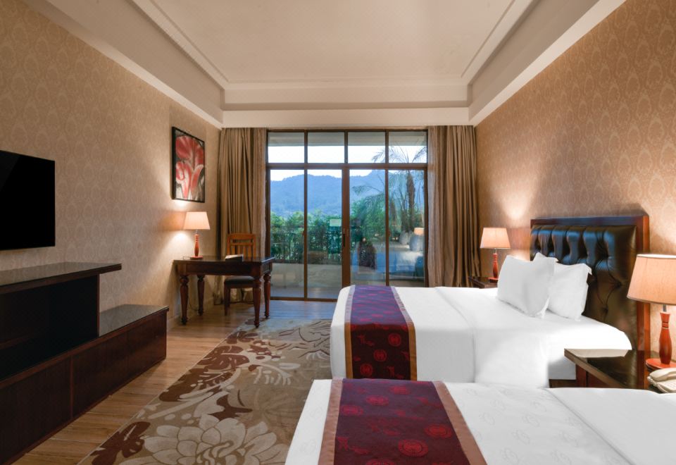 山景泡池雙床房-認證珍稀溫泉水