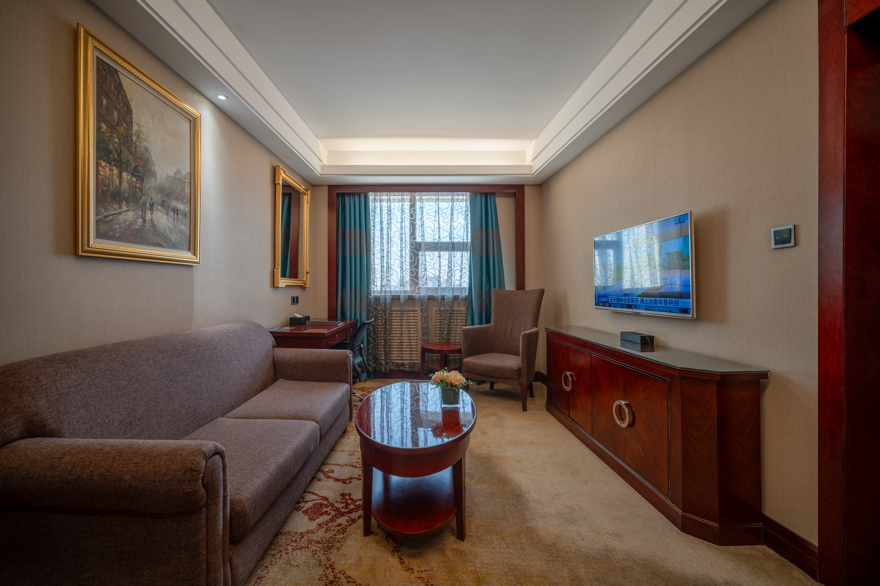 巴黎商務套房·靜謐會客廳·潤境加濕器