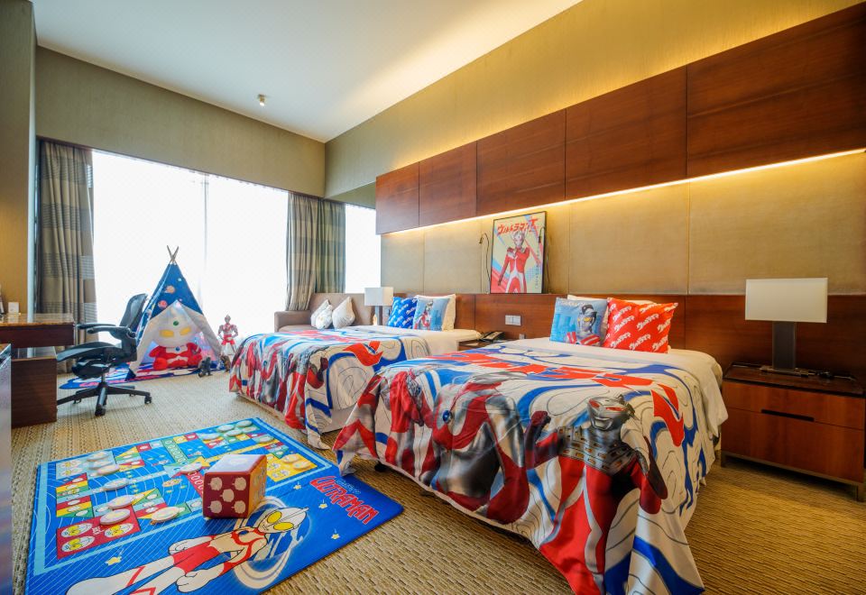 奥特曼主题双床房