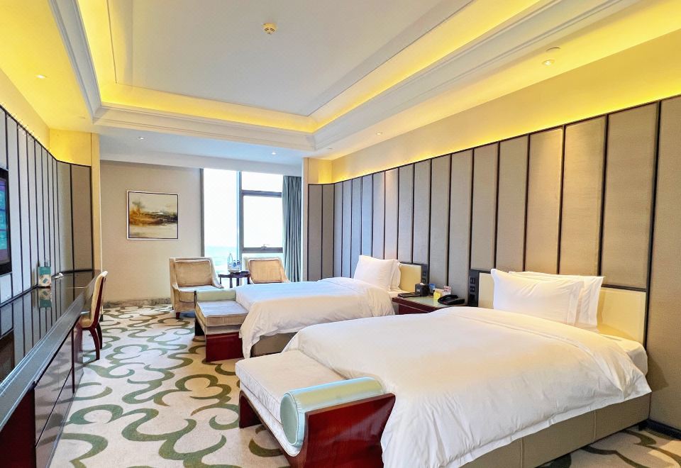 躺平治癒雙床房