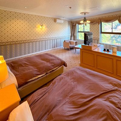 【禁煙】スーペリアツイン 内風呂あり(シティビュー) 湯快リゾート 雲仙温泉 雲仙東洋館 クーポン