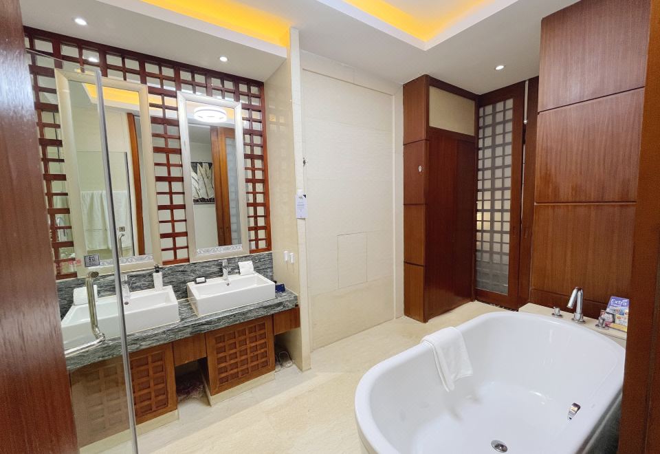 溫泉雙臥室復式套房（溫泉水+觀景大陽臺+自動麻將桌）