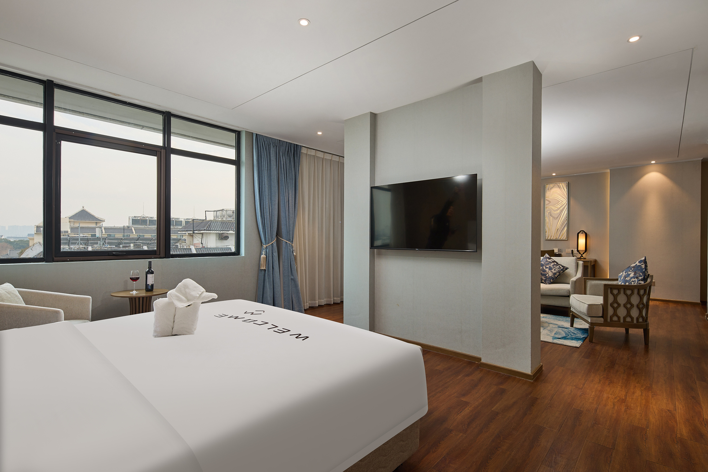 Arula·富宫檀程套房（可投屏液晶电视）