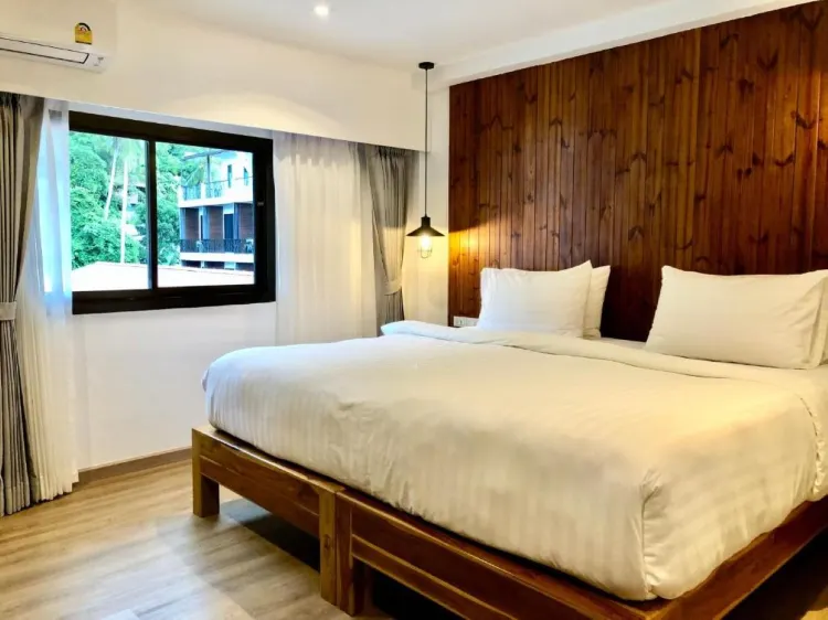 ห้องพักวิวภูเขา เตียงใหญ่