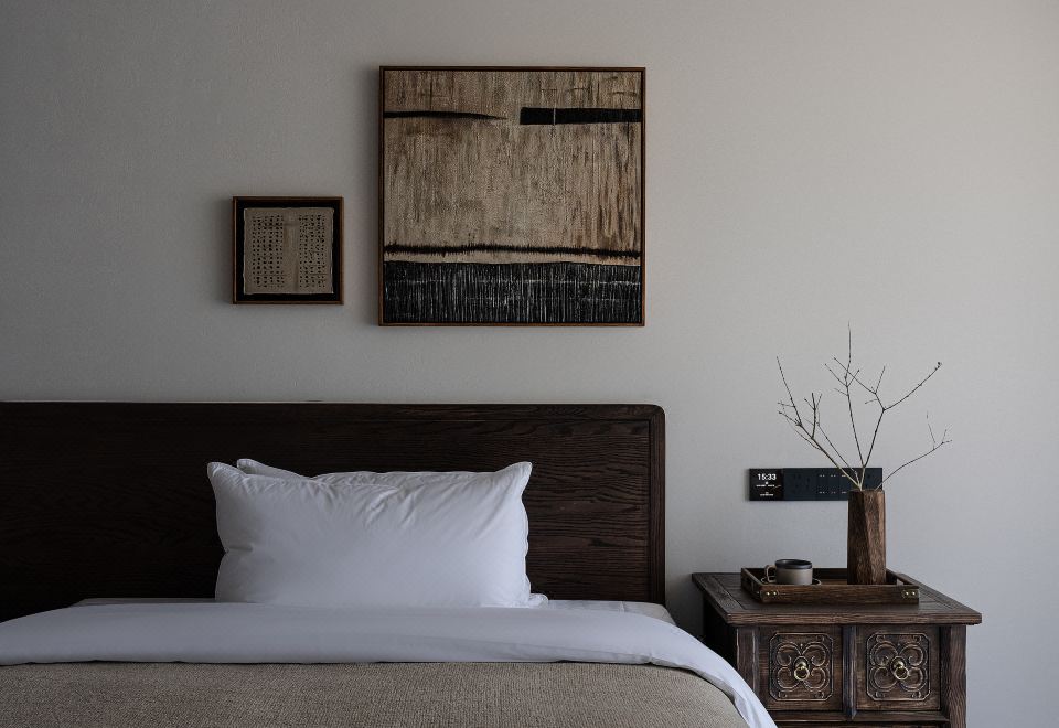 揽春.观景阳台双床房-零压床垫︱智能客控︱极米投屏