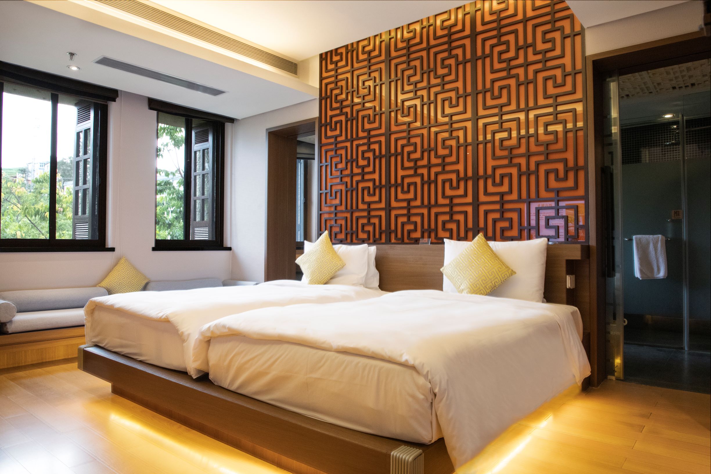 园林豪华双床房（大浴缸）