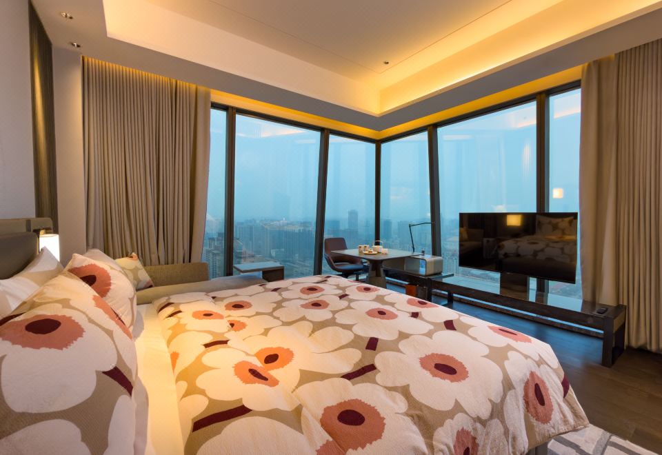 Marimekko联名主题大床房 | 270°全景落地窗