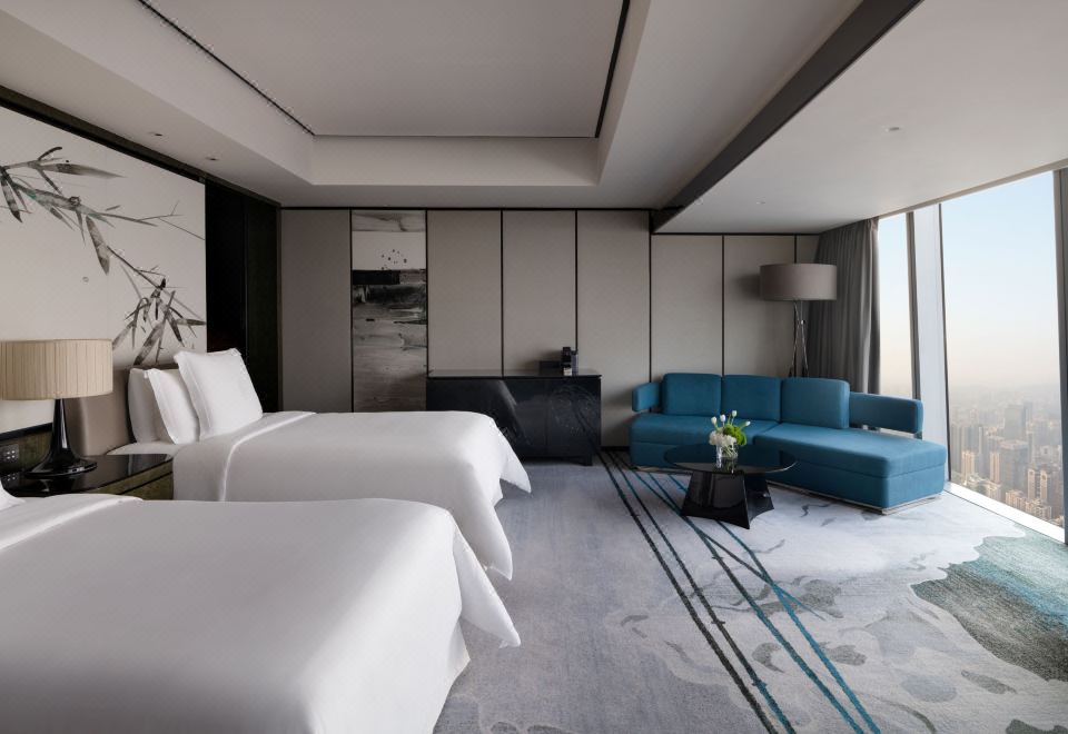 高級城景雙床房