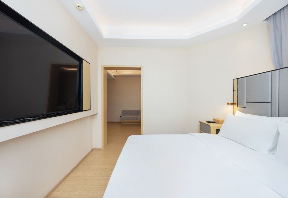 套房（露臺+65寸投屏電視+分體空調+地暖）