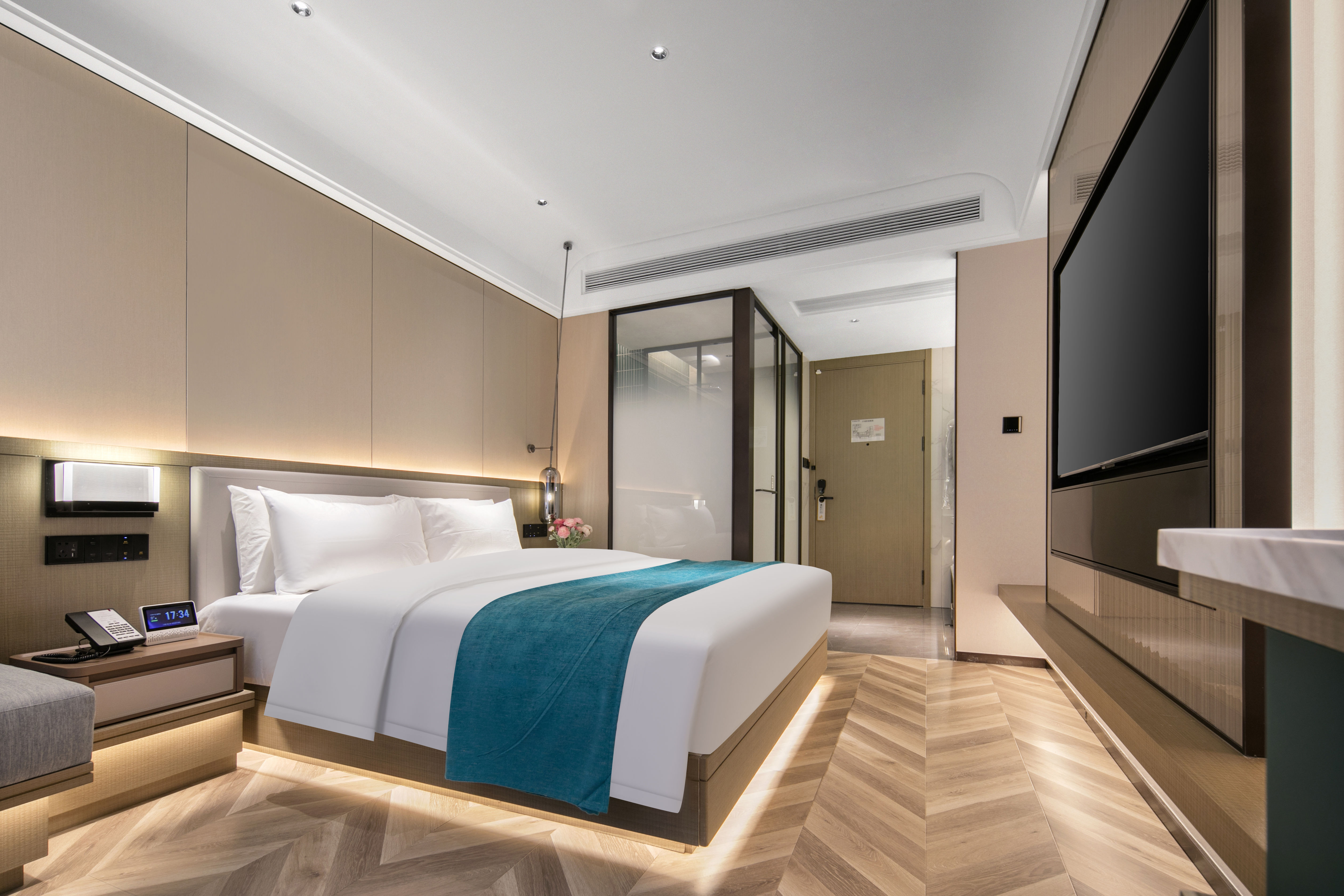 璞悦I逸致大床房（全景落地窗+深睡品牌床垫+全屋智控）