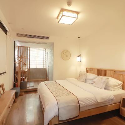 之初|庭院大床房（超清投影+靜享空間） 紹興拾貳樸宿優惠