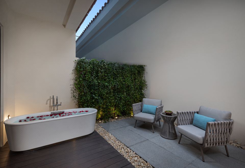 秘境尊贵豪华双床房（私密庭院+园景）