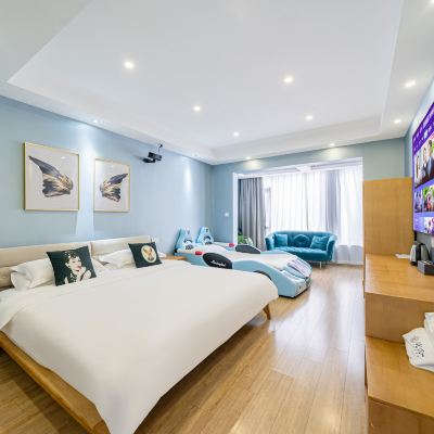 童話｜童趣親子房【AMX百寸投影+恆溫馬桶+花園景觀】 嵐舍半島·花園飯店優惠