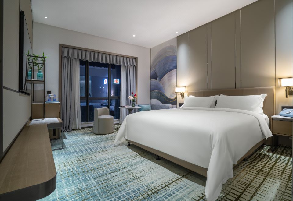 塔景套房（功夫茶具+高层落地窗）