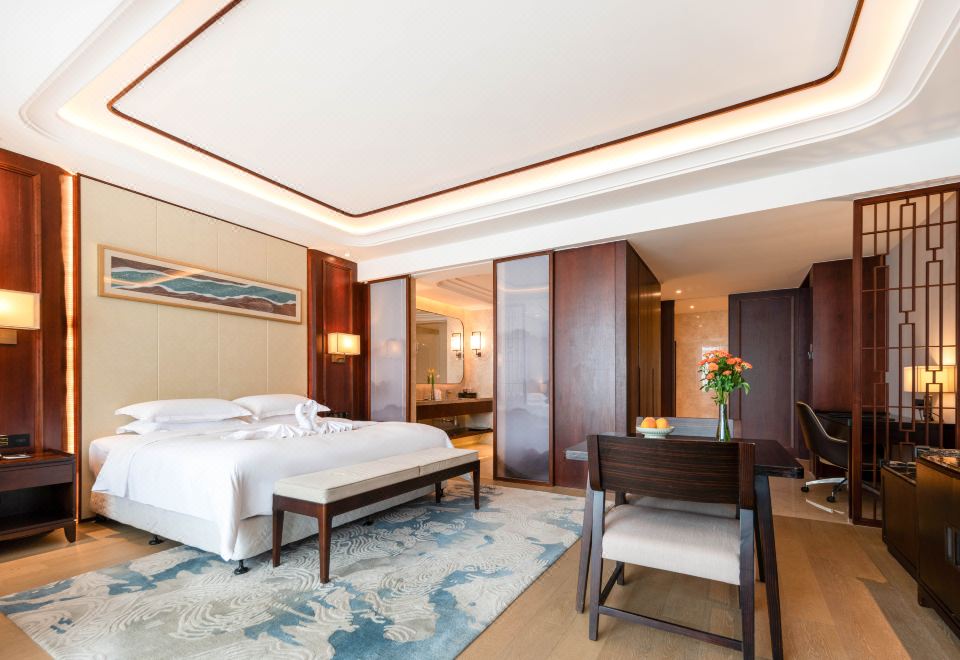 豪华家庭双床房【无烟+高楼层落地窗】