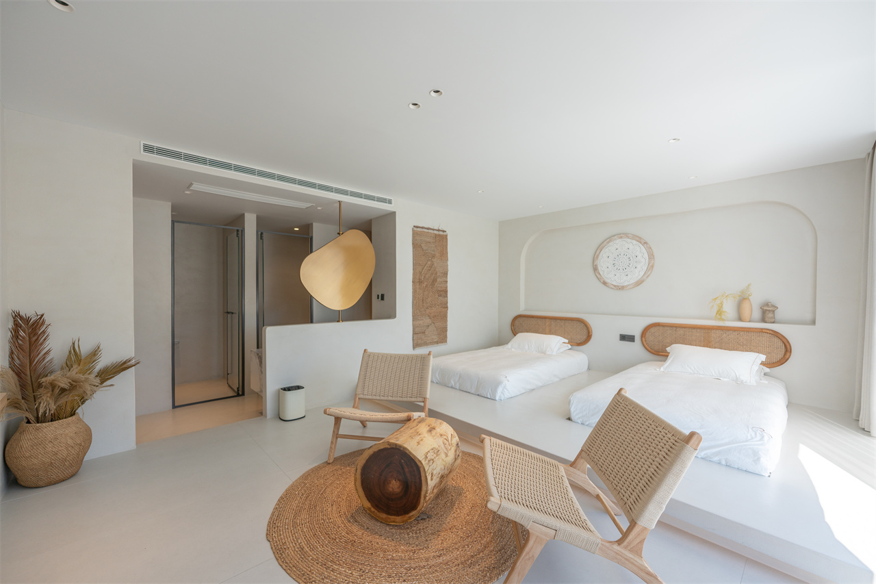 花园日出海景双床房