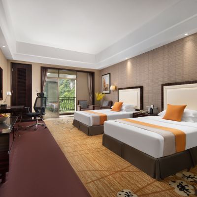 山景靜謐陽台雙床房 韶關碧桂園太陽城酒店（高鐵站店）優惠