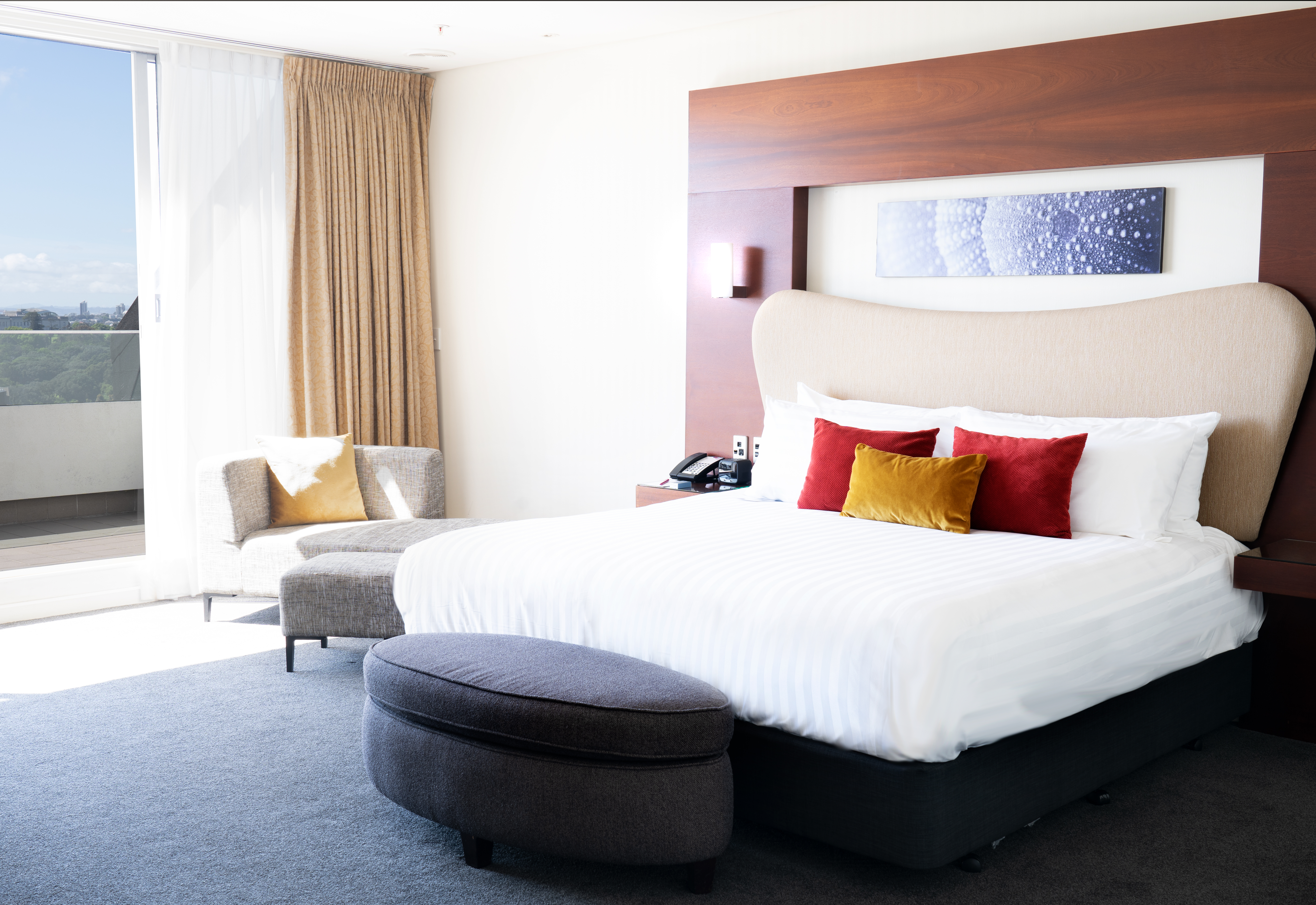 1张特大床套房海景阳台可使用行政休息室