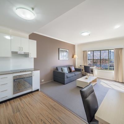 城市天際線景一臥室公寓 雪梨金色城堡盛橡套房飯店優惠